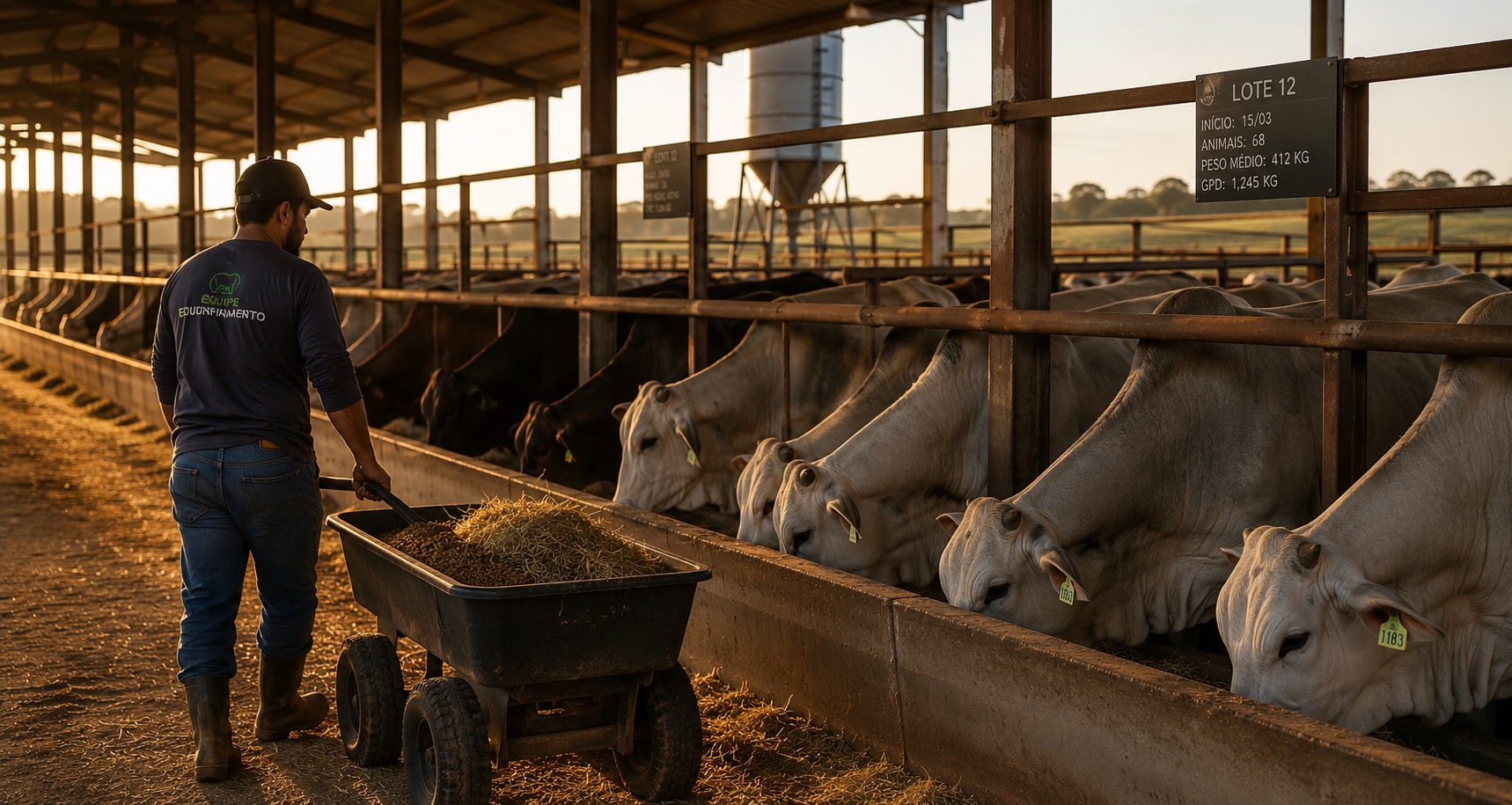 Bovinos 360 — alimentação do rebanho em confinamento